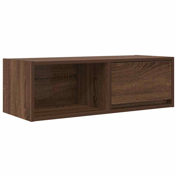 Dulap TV Stejar maro 80x31x25,5 cm Lemn prelucrat WALTI