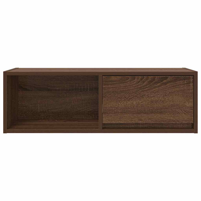 Dulap TV Stejar maro 80x31x25,5 cm Lemn prelucrat WALTI