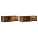 Dulapuri TV 2 buc Lemn vechi 80x31x25,5 cm Lemn prelucrat - WALTI WALTI