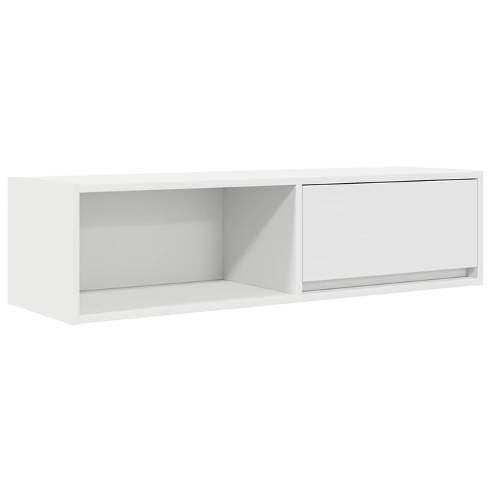 Dulap TV alb 100x31x25,5 cm lemn prelucrat - WALTI WALTI