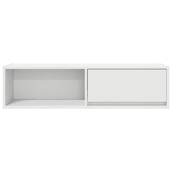 Dulap TV alb 100x31x25,5 cm lemn prelucrat - WALTI WALTI