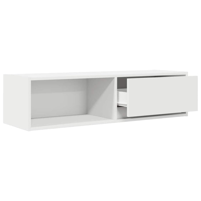 Dulapuri TV 2 buc Alb 100x31x25,5 cm Lemn prelucrat - WALTI WALTI