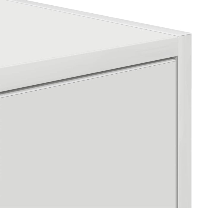 Dulapuri TV 2 buc Alb 100x31x25,5 cm Lemn prelucrat - WALTI WALTI