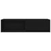Dulapuri TV 2 buc Stejar negru 100x31x25,5 cm Lemn prelucrat - WALTI WALTI