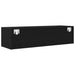Dulapuri TV 2 buc Stejar negru 100x31x25,5 cm Lemn prelucrat - WALTI WALTI