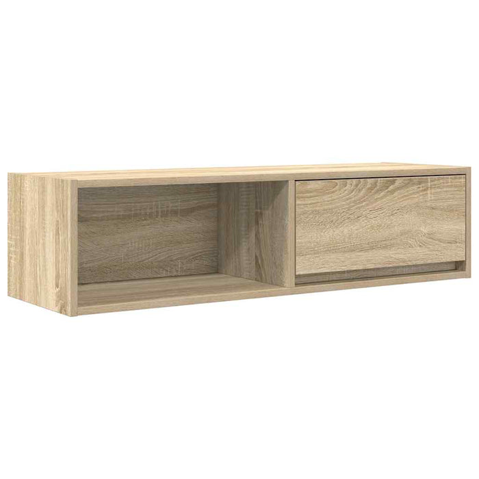Comodă TV, stejar sonoma, 100x31x25,5 cm, lemn prelucrat - WALTI WALTI