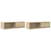 Dulapuri TV 2 buc Stejar Sonoma 100x31x25,5 cm Lemn prelucrat - WALTI WALTI