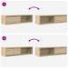 Dulapuri TV 2 buc Stejar Sonoma 100x31x25,5 cm Lemn prelucrat - WALTI WALTI