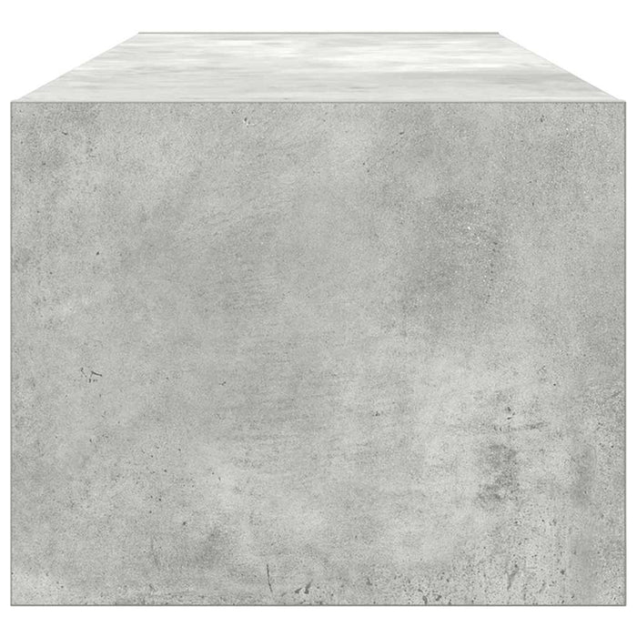 Comodă TV, gri beton, 100x31x25,5 cm, lemn prelucrat - WALTI WALTI