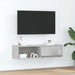 Comodă TV, gri beton, 100x31x25,5 cm, lemn prelucrat - WALTI WALTI
