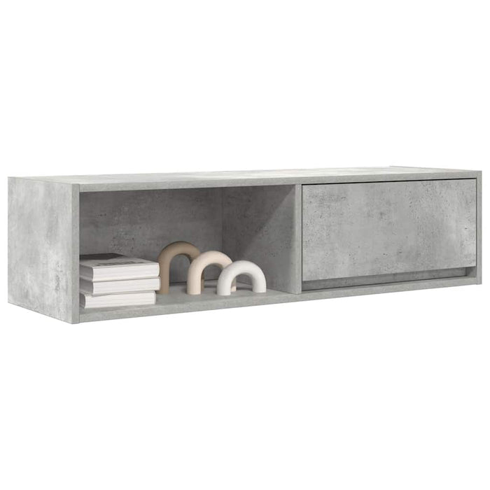 Dulapuri TV 2 buc Beton Gri 100x31x25,5 cm Lemn prelucrat - WALTI WALTI