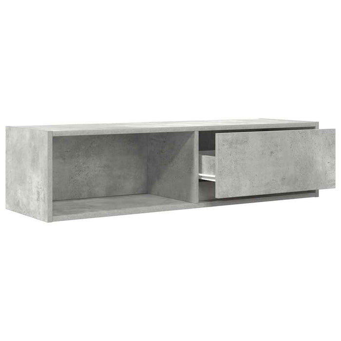 Dulapuri TV 2 buc Beton Gri 100x31x25,5 cm Lemn prelucrat - WALTI WALTI