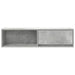 Dulapuri TV 2 buc Beton Gri 100x31x25,5 cm Lemn prelucrat - WALTI WALTI