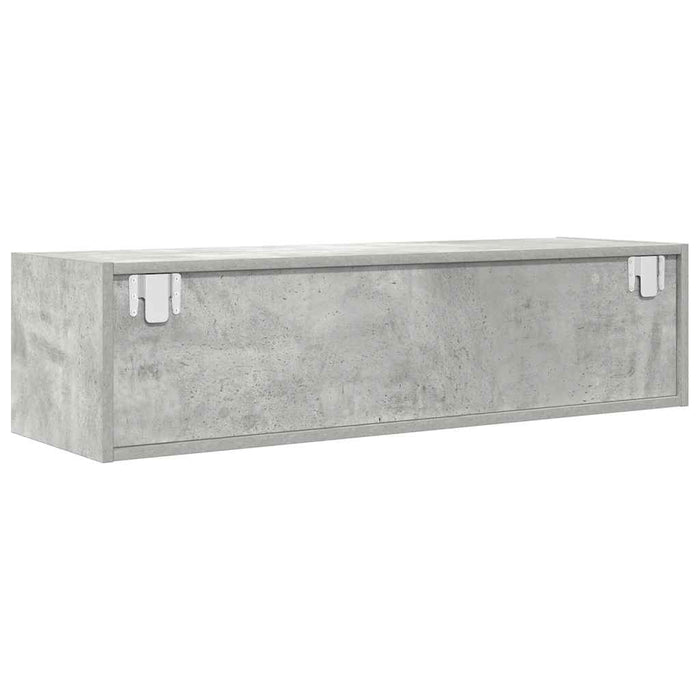 Dulapuri TV 2 buc Beton Gri 100x31x25,5 cm Lemn prelucrat - WALTI WALTI