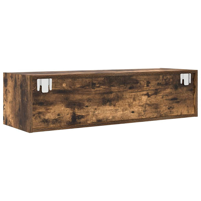 Dulapuri TV 2 buc Stejar afumat 100x31x25,5 cm Lemn prelucrat - WALTI WALTI