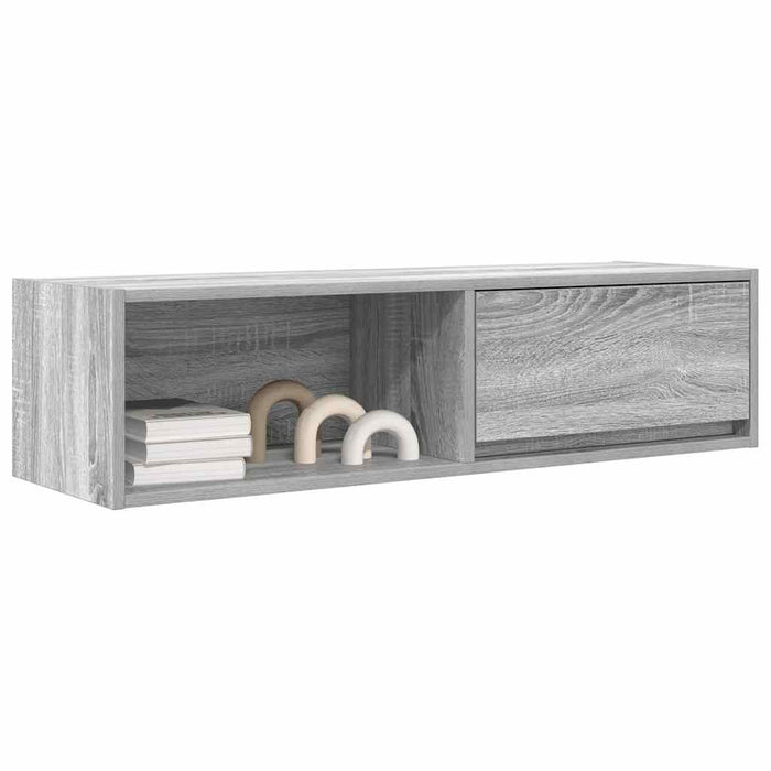 Dulap TV Gri Sonoma 100x31x25,5 cm lemn prelucrat - WALTI WALTI