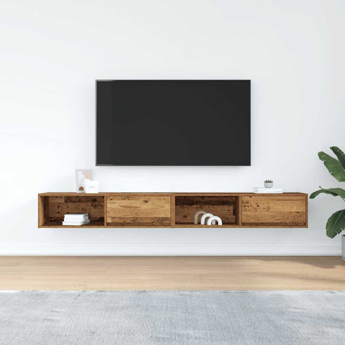 Dulapuri TV 2 buc Lemn vechi 100x31x25,5 cm Lemn prelucrat - WALTI WALTI