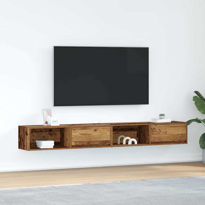 Dulapuri TV 2 buc Lemn vechi 100x31x25,5 cm Lemn prelucrat - WALTI WALTI