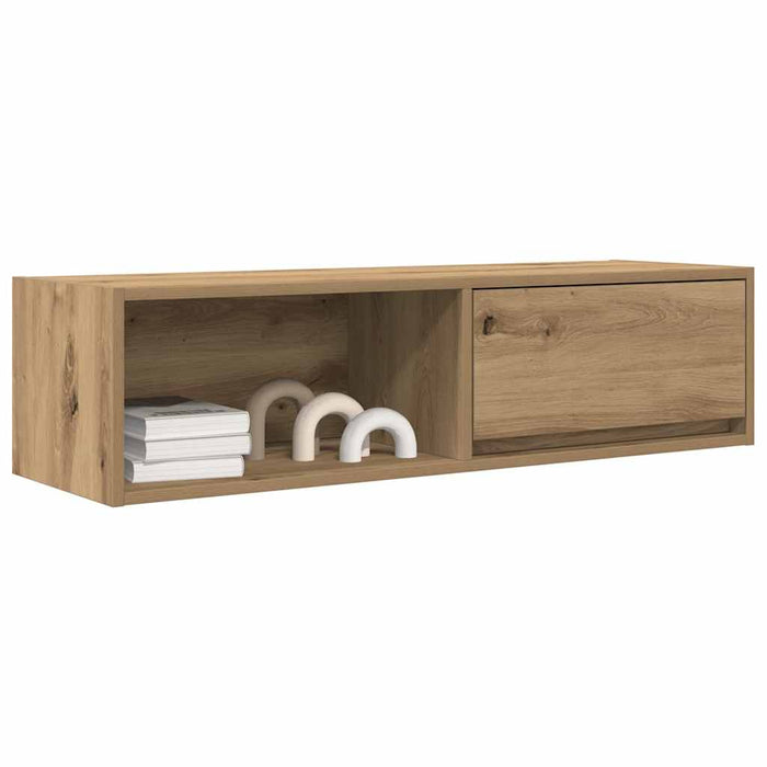 Dulap TV Artisan Stejar 100x31x25,5 cm Lemn prelucrat WALTI