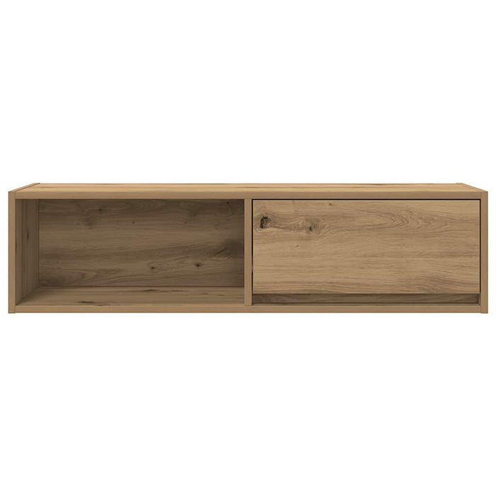 Dulap TV Artisan Stejar 100x31x25,5 cm Lemn prelucrat WALTI