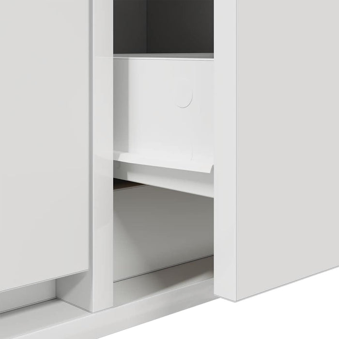Comodă TV, alb, 60x31x25,5 cm, lemn prelucrat - WALTI WALTI