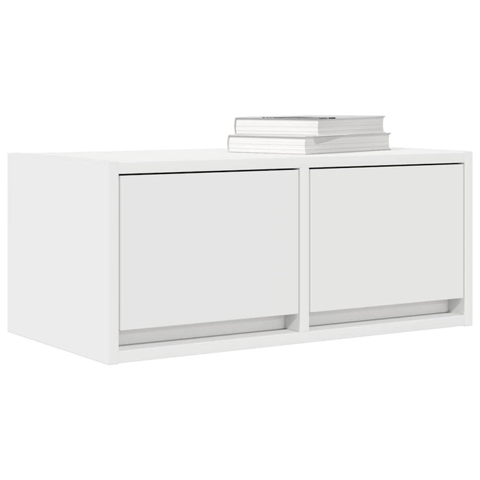 Comodă TV, alb, 60x31x25,5 cm, lemn prelucrat - WALTI WALTI