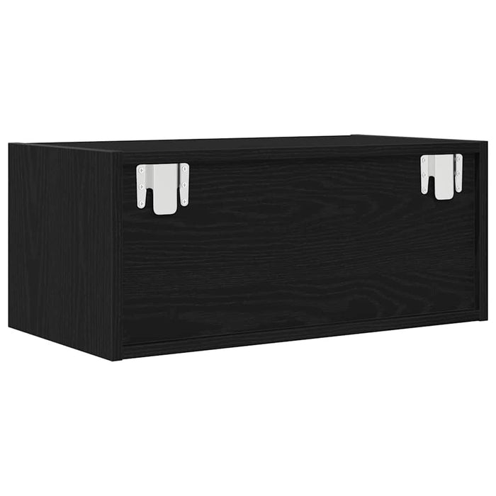 Dulap TV Stejar negru 60x31x25,5 cm Lemn prelucrat - WALTI WALTI