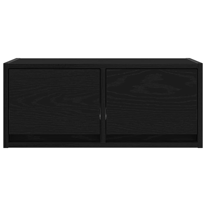 Dulapuri TV 2 buc stejar negru 60x31x25,5 cm lemn prelucrat - WALTI WALTI