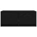 Dulapuri TV 2 buc stejar negru 60x31x25,5 cm lemn prelucrat - WALTI WALTI
