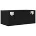 Dulapuri TV 2 buc stejar negru 60x31x25,5 cm lemn prelucrat - WALTI WALTI