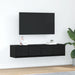 Dulapuri TV 2 buc stejar negru 60x31x25,5 cm lemn prelucrat - WALTI WALTI