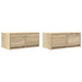 Dulapuri TV 2 buc Stejar Sonoma 60x31x25,5 cm Lemn prelucrat - WALTI WALTI