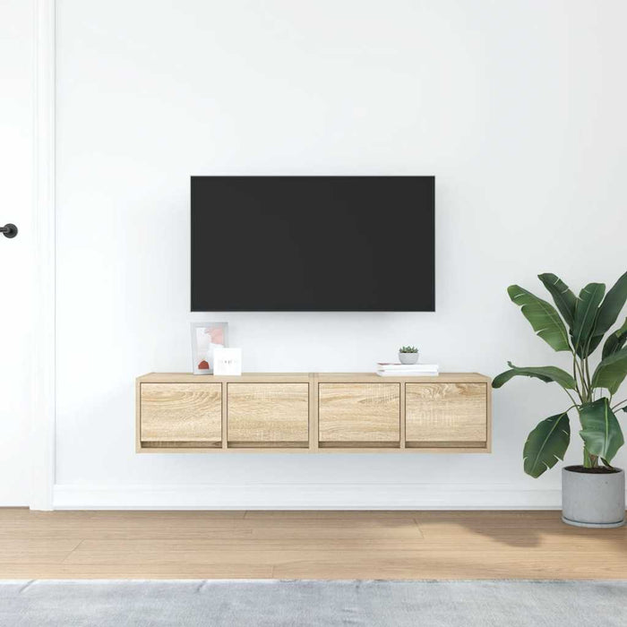 Dulapuri TV 2 buc Stejar Sonoma 60x31x25,5 cm Lemn prelucrat - WALTI WALTI