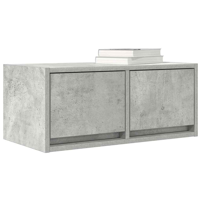 Dulap TV Beton Gri 60x31x25,5 cm Lemn prelucrat - WALTI WALTI