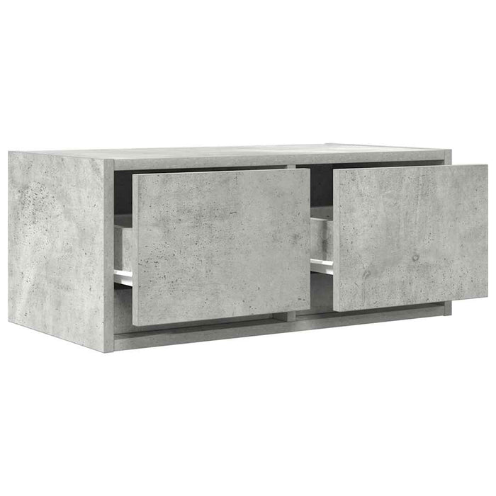 Dulapuri TV 2 buc Beton Gri 60x31x25,5 cm Lemn prelucrat - WALTI WALTI
