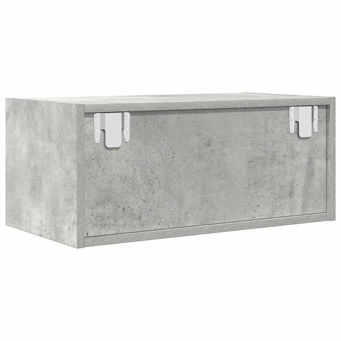 Dulapuri TV 2 buc Beton Gri 60x31x25,5 cm Lemn prelucrat - WALTI WALTI