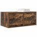 Dulap TV stejar afumat 60x31x25,5 cm din lemn de prelucrare - WALTI WALTI
