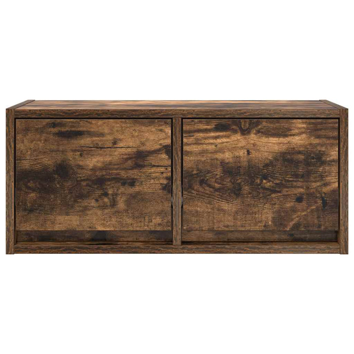Dulap TV stejar afumat 60x31x25,5 cm din lemn de prelucrare - WALTI WALTI