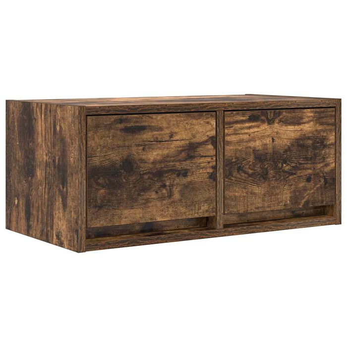 Dulapuri TV 2 buc Stejar afumat 60x31x25,5 cm Lemn prelucrat - WALTI WALTI