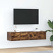 Dulapuri TV 2 buc Stejar afumat 60x31x25,5 cm Lemn prelucrat - WALTI WALTI