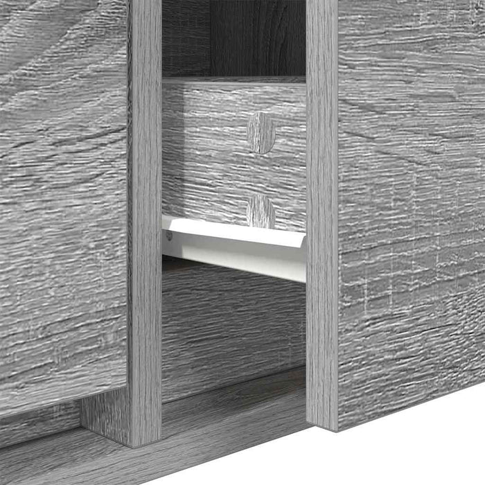 Dulapuri TV 2 buc Gri Sonoma 60x31x25,5 cm Lemn prelucrat - WALTI WALTI