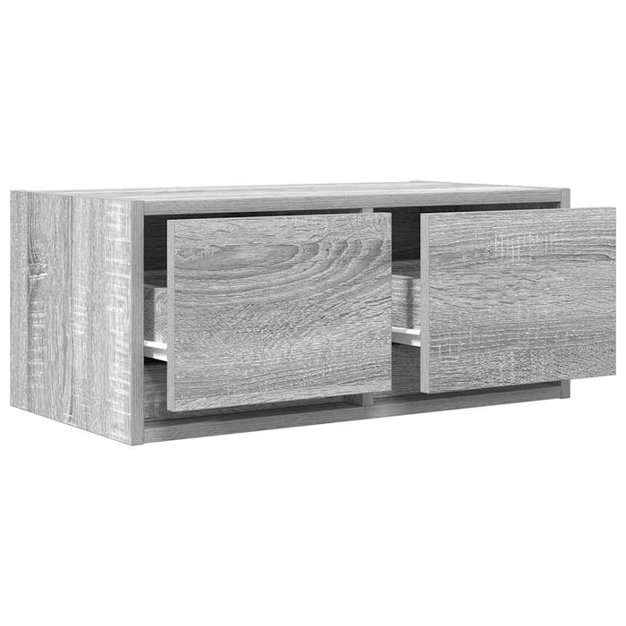 Dulapuri TV 2 buc Gri Sonoma 60x31x25,5 cm Lemn prelucrat - WALTI WALTI