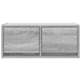 Dulapuri TV 2 buc Gri Sonoma 60x31x25,5 cm Lemn prelucrat - WALTI WALTI