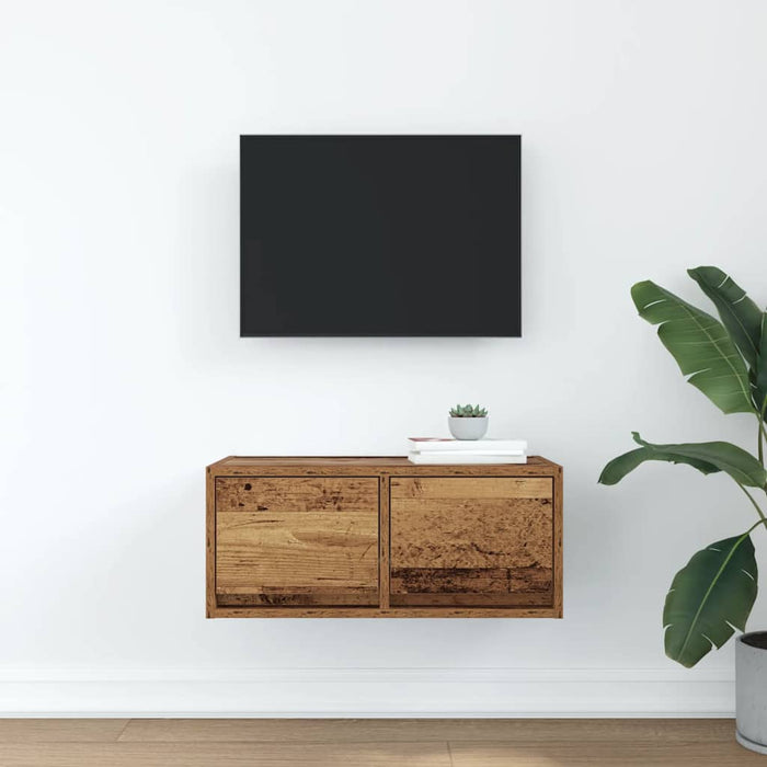 Dulap TV Lemn vechi 60x31x25,5 cm Lemn prelucrat - WALTI WALTI