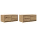 Dulapuri TV 2 buc Stejar Artisan 60x31x25,5 cm Lemn prelucrat - WALTI WALTI