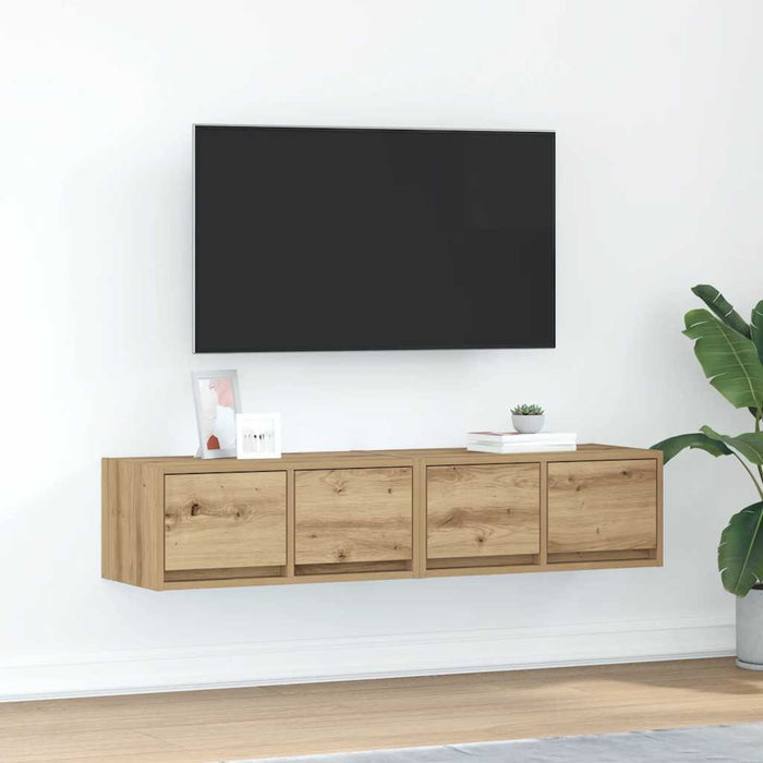 Dulapuri TV 2 buc Stejar Artisan 60x31x25,5 cm Lemn prelucrat - WALTI WALTI
