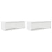 Dulapuri TV 2 buc Alb 80x31x25,5 cm Lemn prelucrat - WALTI WALTI