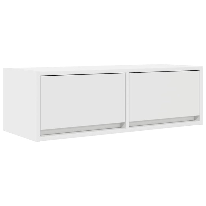 Dulapuri TV 2 buc Alb 80x31x25,5 cm Lemn prelucrat - WALTI WALTI
