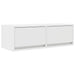 Dulapuri TV 2 buc Alb 80x31x25,5 cm Lemn prelucrat - WALTI WALTI