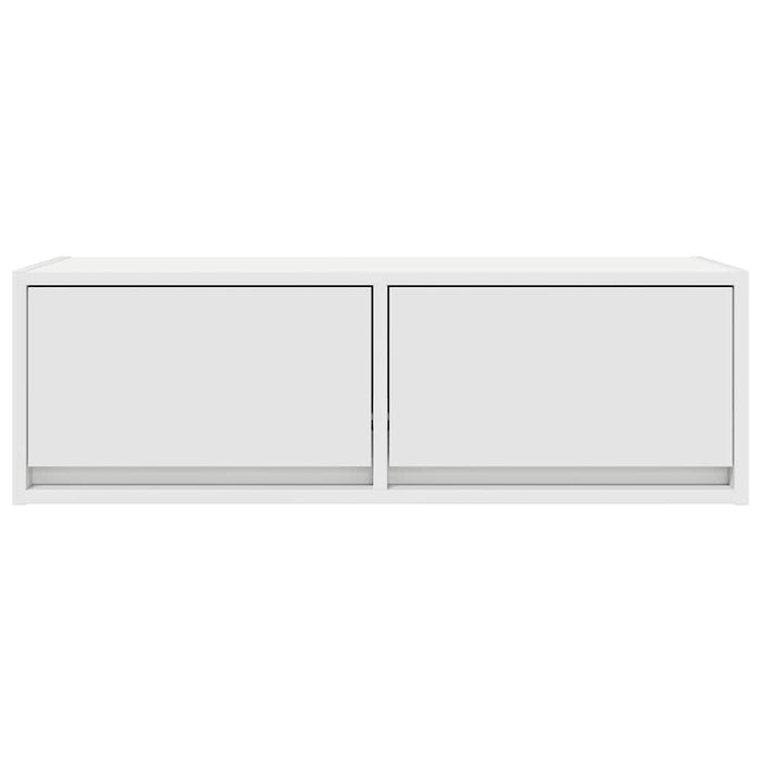 Dulapuri TV 2 buc Alb 80x31x25,5 cm Lemn prelucrat - WALTI WALTI